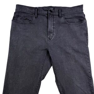 Proof Jeans Mens 34x32 Black Denim Gusseted Huckberry Straight Leg Pants